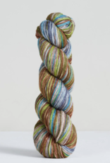 Urth Uneek Fingering 3030, Dark Brown with Green & Blue
