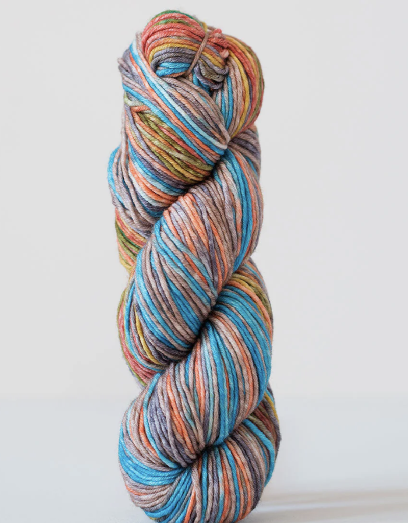 Urth Uneek Fingering 3027, Browm. Teal, Pink