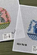 Kelly Clark - KEA96-18 Blue Garland Bunny Egg (18M)