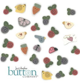 JABCO - 9143.G Easter Bunny Row Button Pack