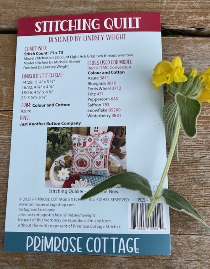 Primrose Cottage - Stitching Quilt