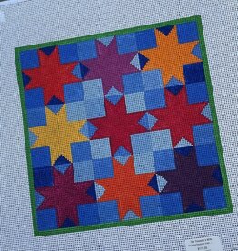 Christine Beckwith Clark - CBC 801 8-Point Star Tic Tac Toe. (13M)