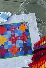 Christine Beckwith Clark - CBC 801 8-Point Star Tic Tac Toe. (13M)
