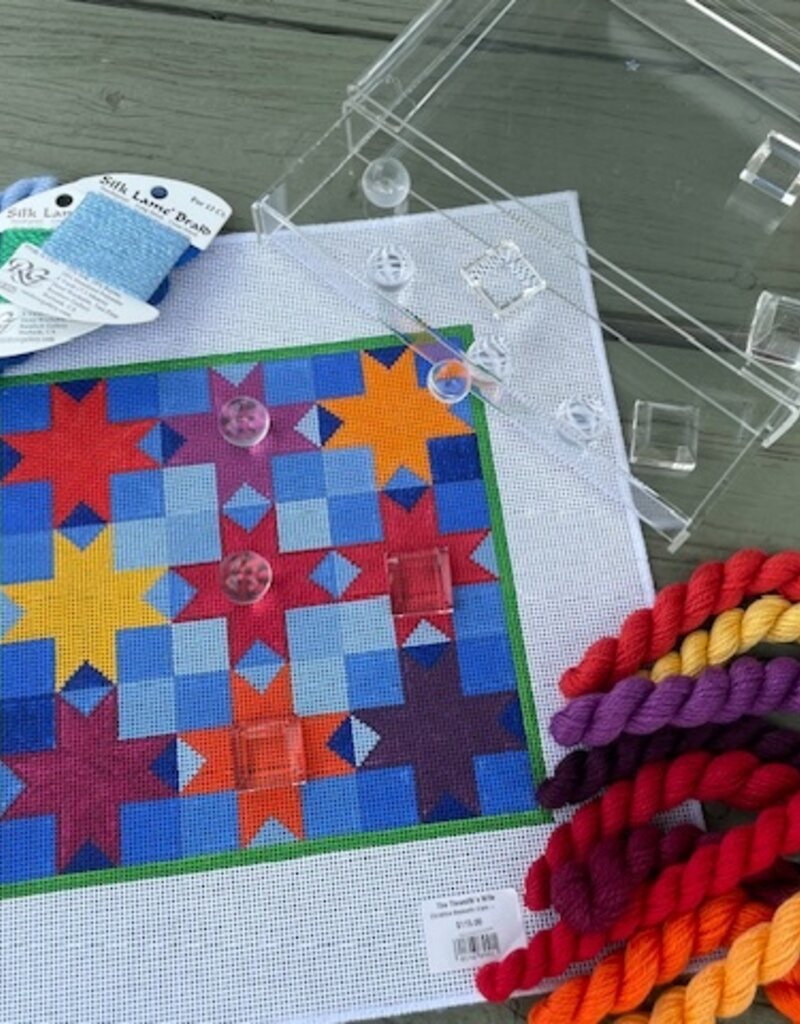 Christine Beckwith Clark - CBC 801 8-Point Star Tic Tac Toe. (13M)