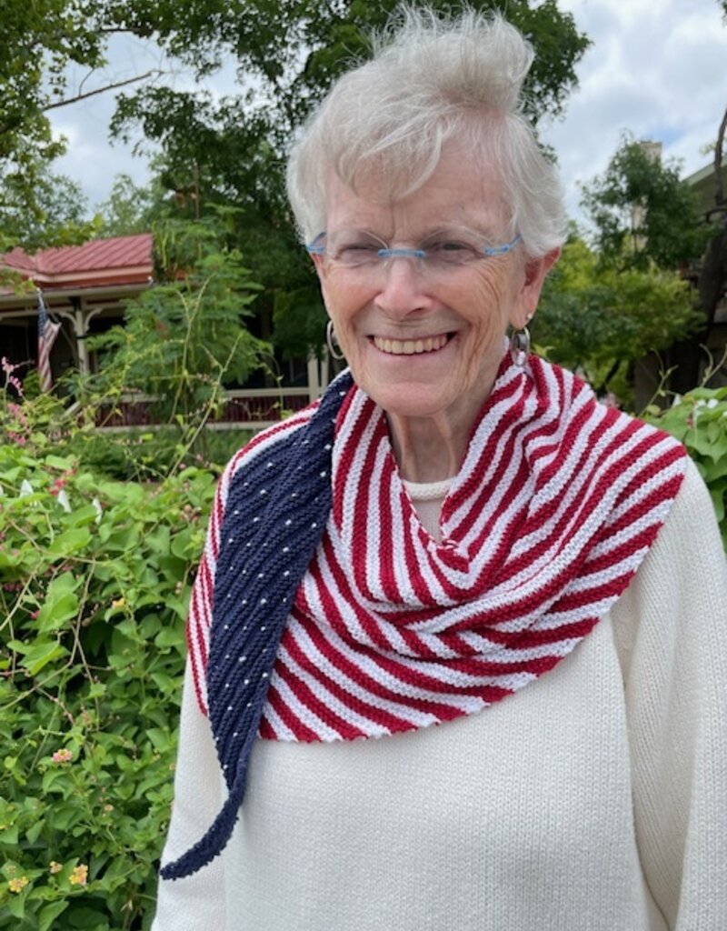 We Love America Shawlette or Scarf Kit