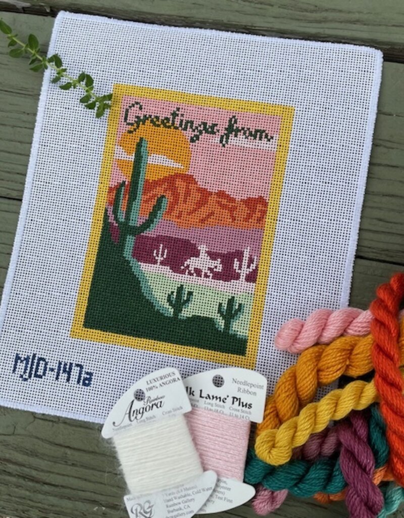Morgan Julia - MJD-147A Greetings from Way Out West Postcard (13M)