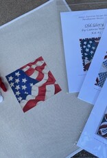 CanvasWorks Old Glory Canvas, Stitchguide, Threads