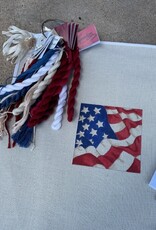 CanvasWorks Old Glory Canvas, Stitchguide, Threads