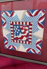 CanvasWorks Old Glory Canvas, Stitchguide, Threads