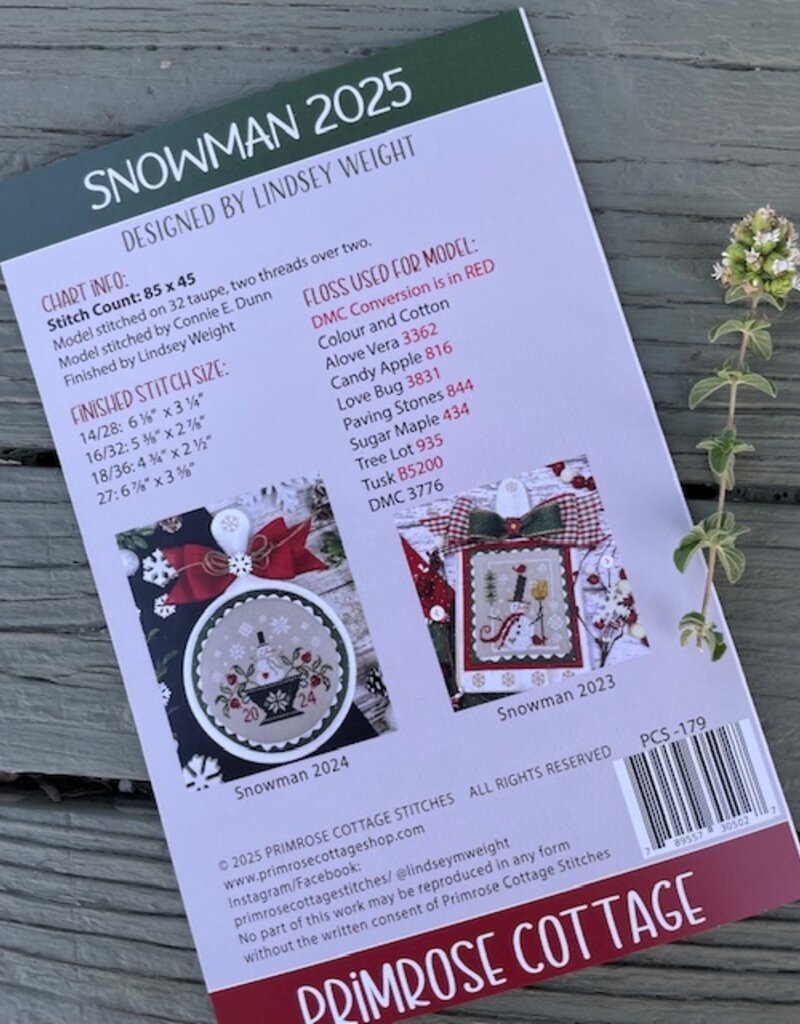 Primrose Cottage - Snowman 2025