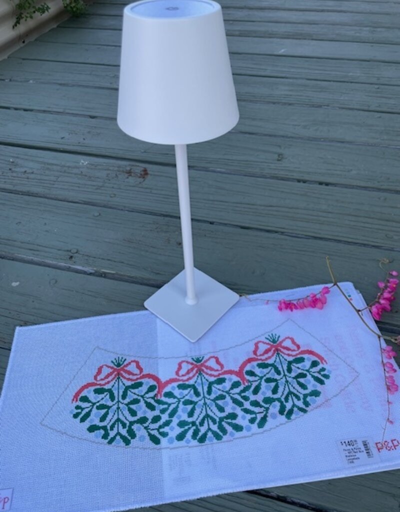 Penny & Penny - RS2 Red Bow Mistletoe Lampshade (18M)