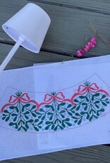 Penny & Penny - RS2 Red Bow Mistletoe Lampshade (18M)