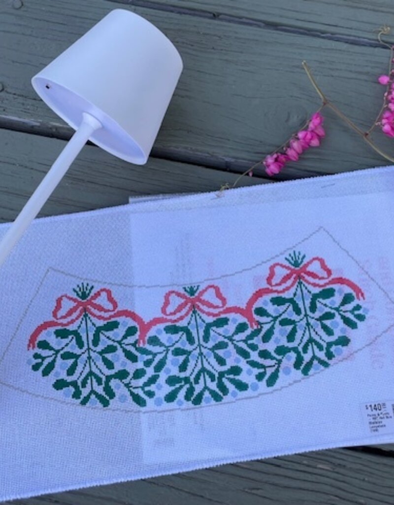 Penny & Penny - RS2 Red Bow Mistletoe Lampshade (18M)