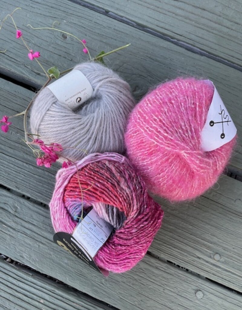 Churchmouse Magic Three-Yarn Scarf #2