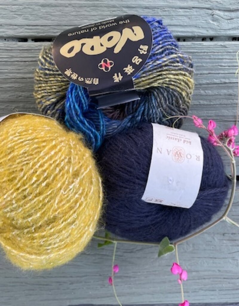 Churchmouse Magic Three-Yarn Scarf Kit  #7