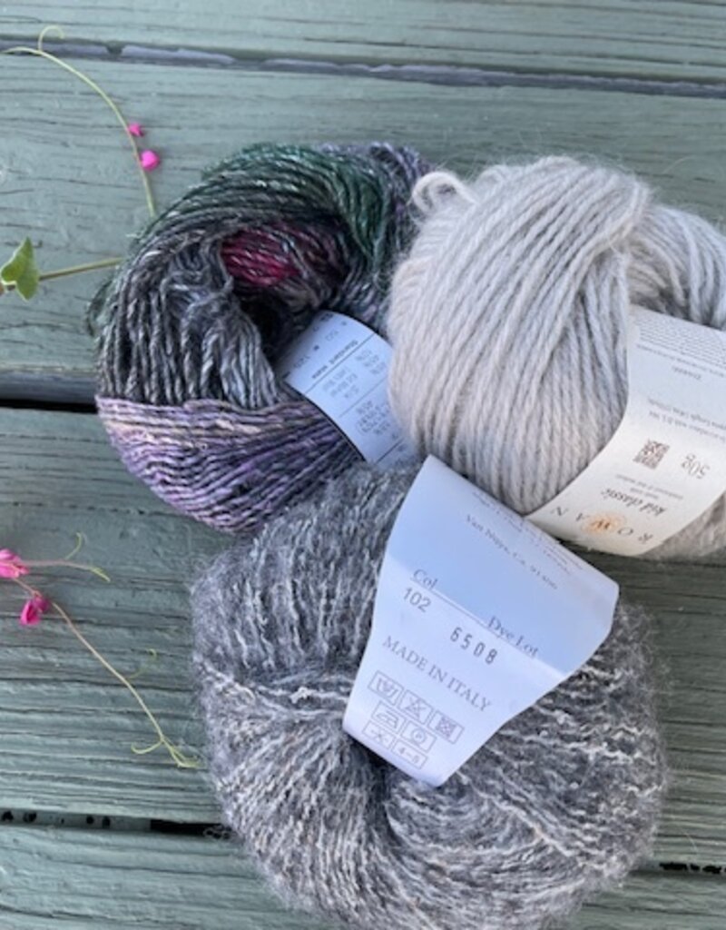 Churchmouse Magic Three-Yarn Scarf #6