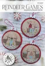 Country Stitches - CS337 Reindeer Games with Board