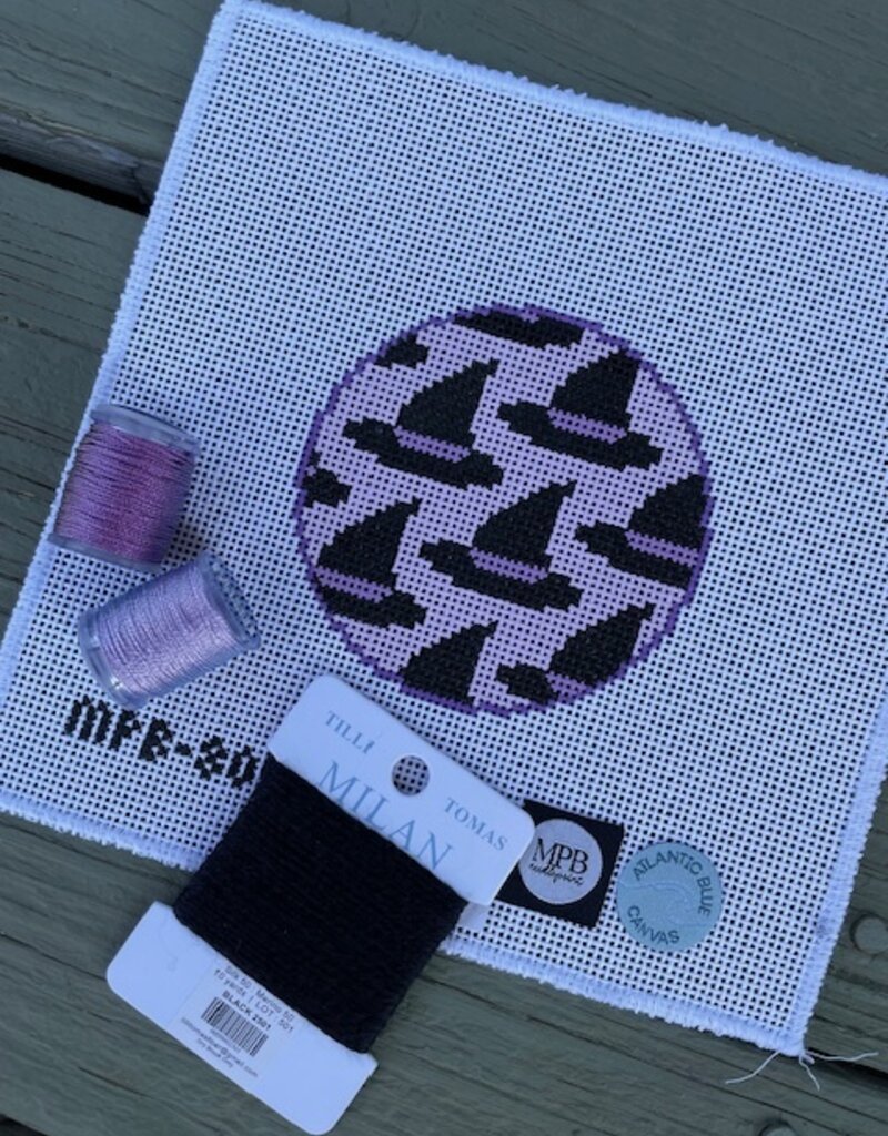 MPB Needlepoint - MPB-805 Witch Hat Round (13M)