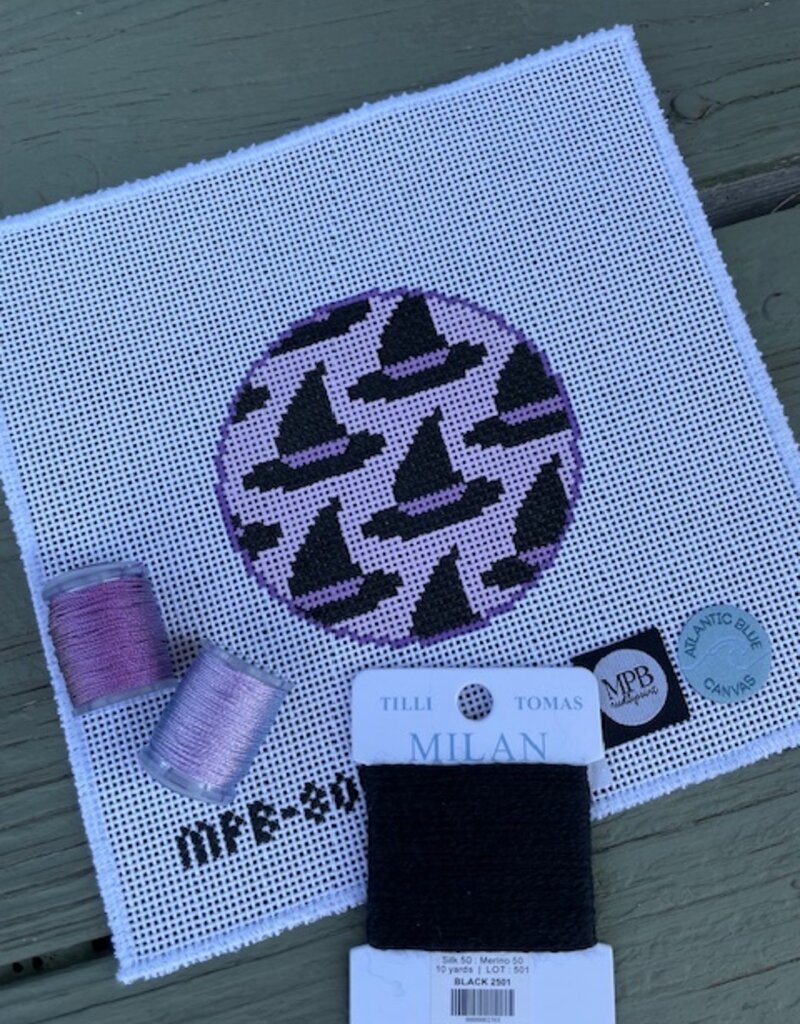 MPB Needlepoint - MPB-805 Witch Hat Round (13M)