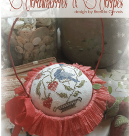 Country Stitches - CS235 Strawberries & Stripes