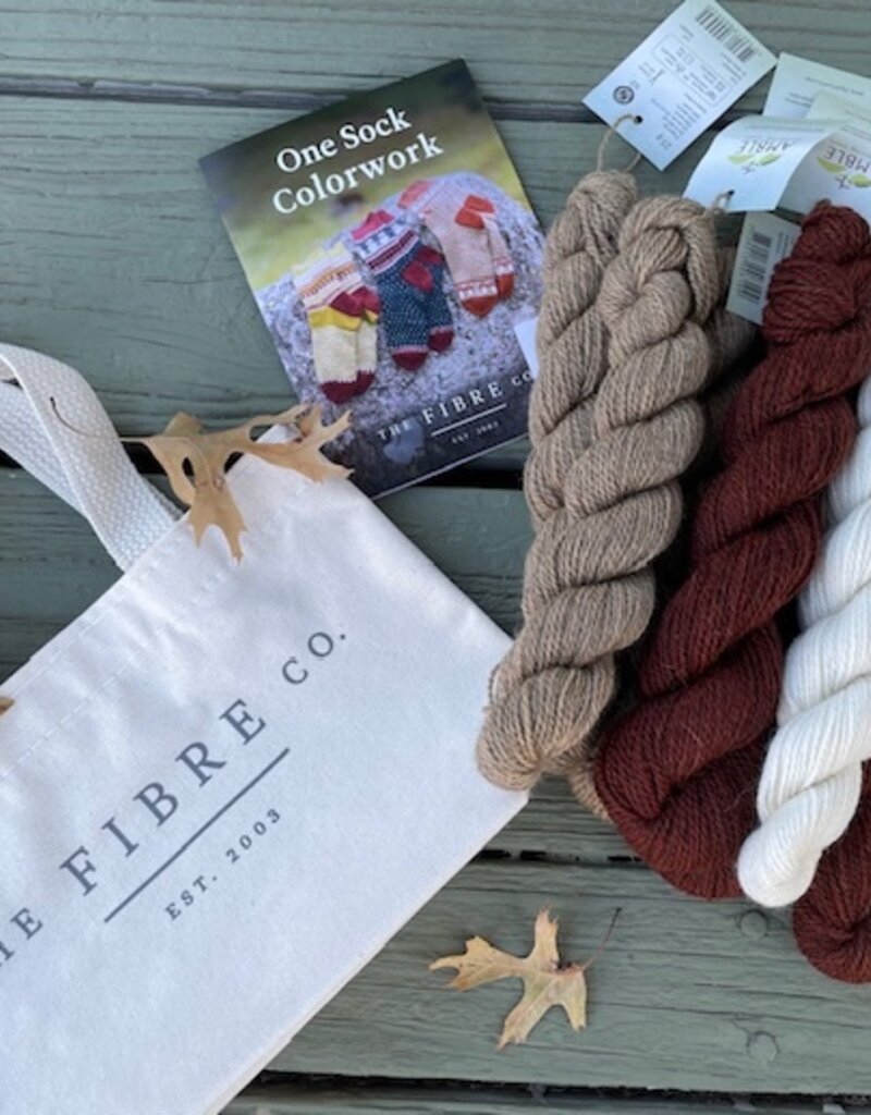 Fibre Co - One Sock Colourwork Kit - Autumn