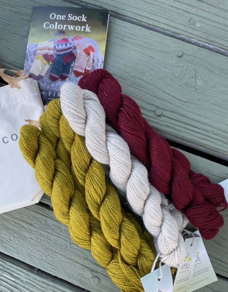 Fibre Co - One Sock Colourwork Kit - Candy Stripe