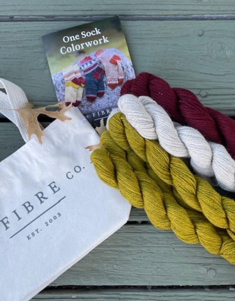 Fibre Co - One Sock Colourwork Kit - Candy Stripe