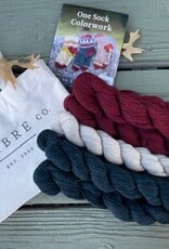 Fibre Co - One Sock Colourwork Kit - Snowman