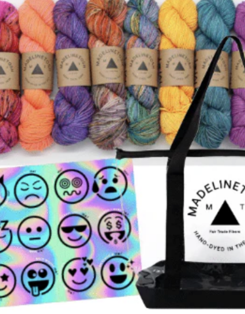 Madelinetosh Mood Blanket Kit - 12 Skeins of Vintage