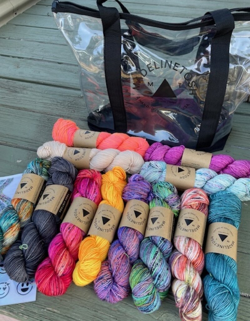 Madelinetosh Mood Blanket Kit - 12 Skeins of Vintage