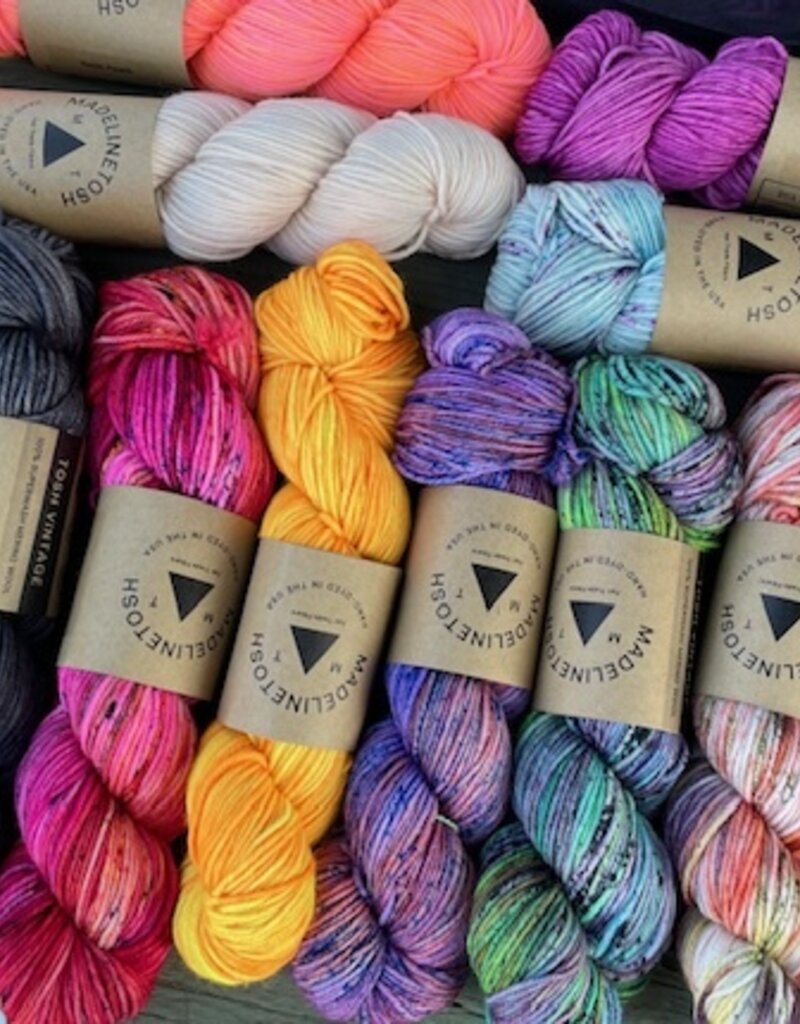 Madelinetosh Mood Blanket Kit - 12 Skeins of Vintage