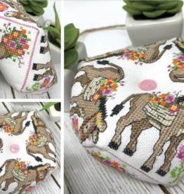 Tiny Modernist - Donkey Biscornu