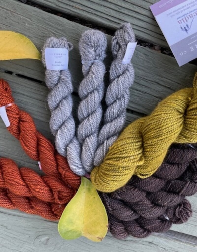 Fibre Company, The Fibre Co - In the Flow Cowl Kit - Acadia Birch & Orange Storm