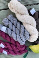 Fibre Company, The Fibre Co - In the Flow Cowl Kit - Egret, Pinecone + Rose Bay