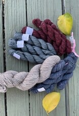 Fibre Company, The Fibre Co - In the Flow Cowl  Kit in Acadia Driftwod + Blueberry + Granite