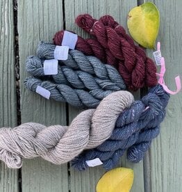 Fibre Company, The Fibre Co - In the Flow Cowl  Kit in Acadia Driftwod + Blueberry + Granite