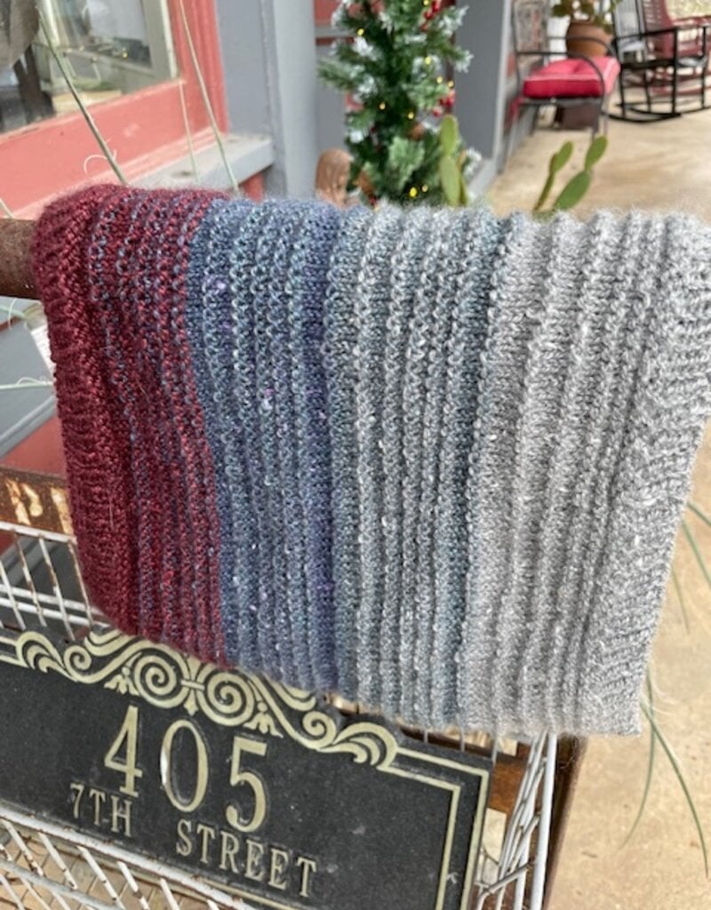 Fibre Company, The Fibre Co - In the Flow Cowl  Kit in Acadia Driftwod + Blueberry + Granite