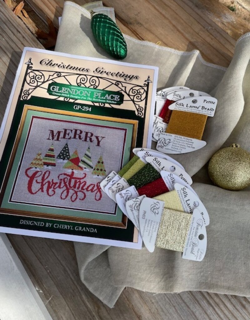 Glendon Place - GP294 Christmas Greetings & Thread Pack