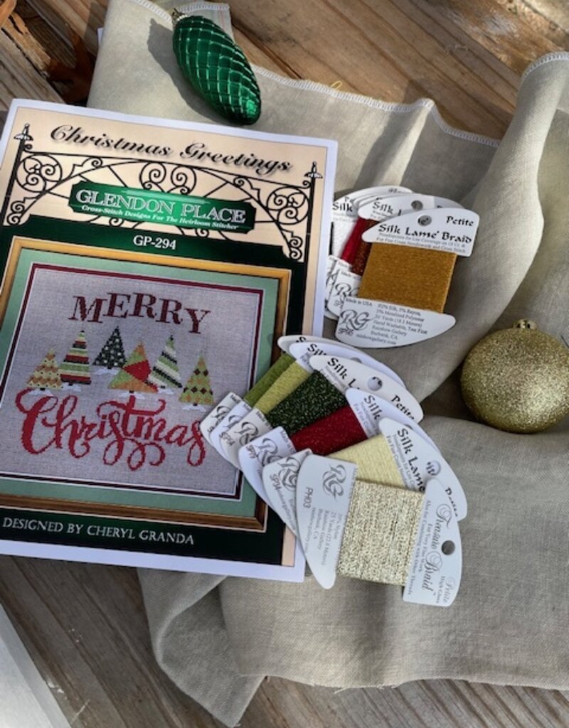 Glendon Place - GP294 Christmas Greetings & Thread Pack