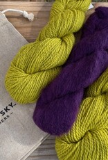 Blue Sky - Calypso Cowl Kit, NOLA Golden Yarrow & Elderberry