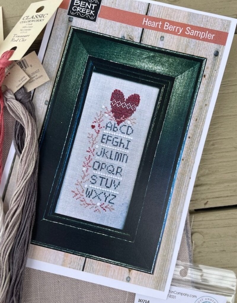 Bent Creek - Heart Berry Sampler with Buttons