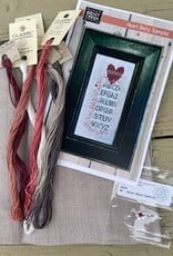 Bent Creek - Heart Berry Sampler with Buttons