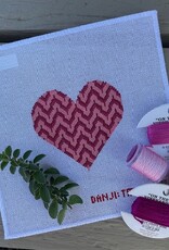 Tanya Mertel - TM32 Pink Bargello Heart (18M)