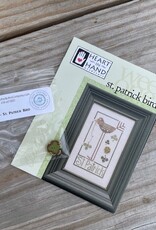 HIHN - Wee One:  St. Patrick Bird with Shamrock Button