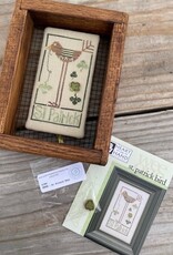 HIHN - Wee One:  St. Patrick Bird with Shamrock Button