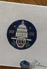 Rebecca Wood - 1084b 250 Years Capitol  (18M)  4' Round