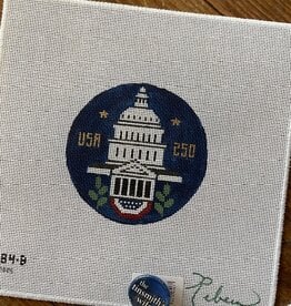 Rebecca Wood - 1084b 250 Years Capitol  (18M)  4' Round