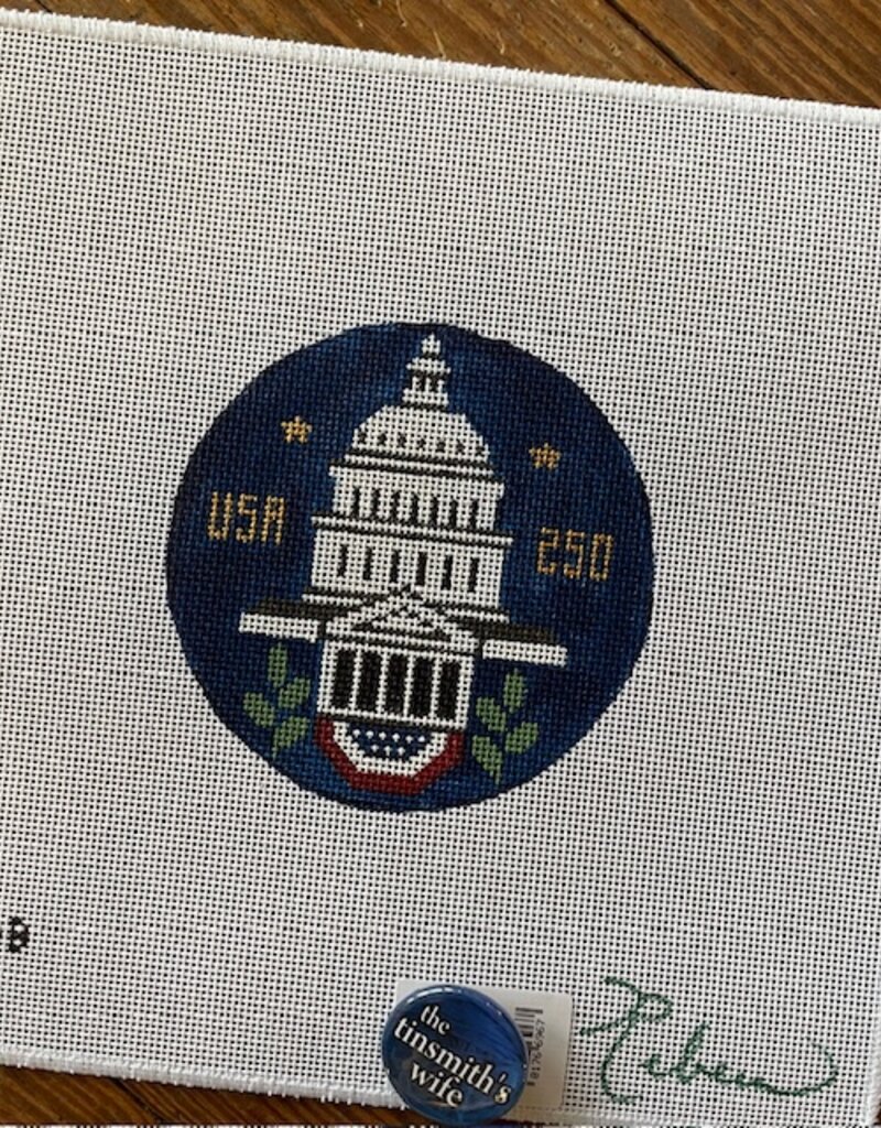 Rebecca Wood - 1084b 250 Years Capitol  (18M)  4' Round