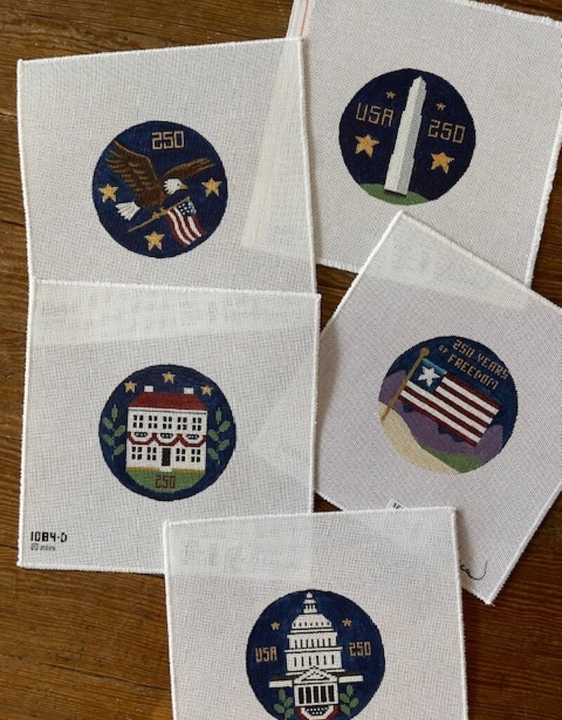 Rebecca Wood - 1084b 250 Years Capitol  (18M)  4' Round