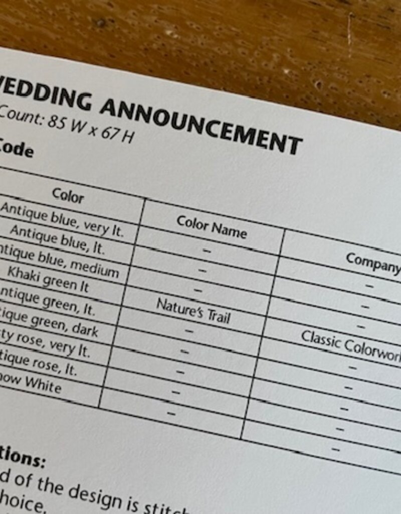 JBW- A Wedding Announcement